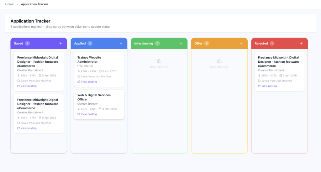 job application tracker